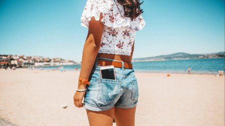 Джинсовые шорты плюс сайз