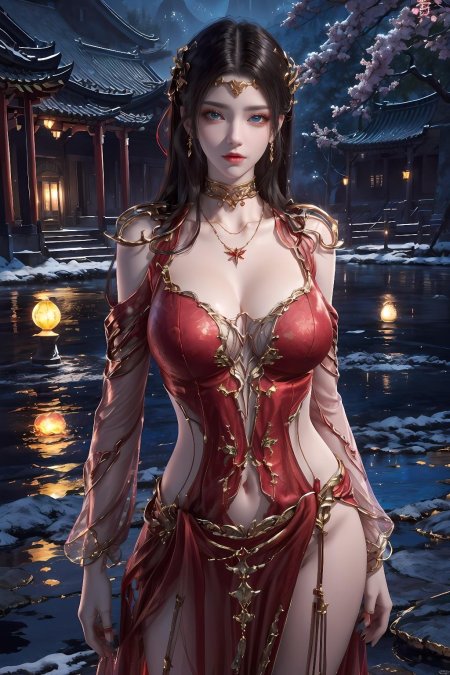 Китайское аниме женщины с большими грудями