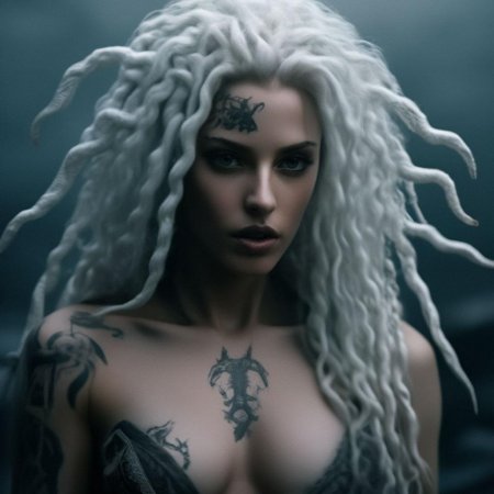 Ведьма с белыми волосами