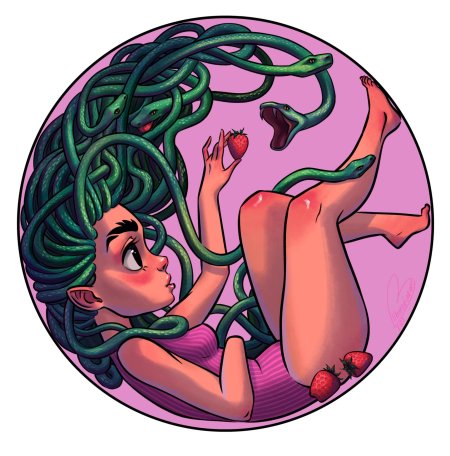 Рисунок медуза горгона