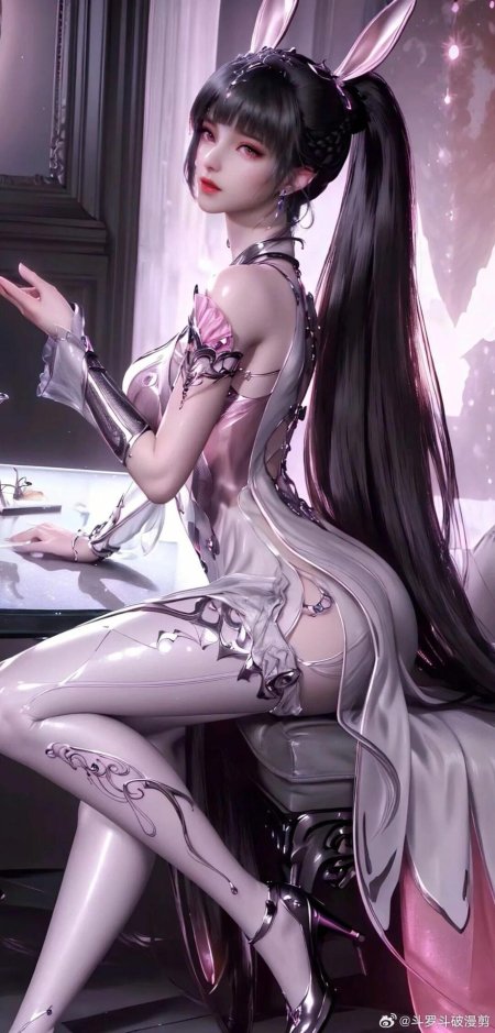 Красивая аниме девушка