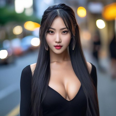 Красивая азиатская девушка