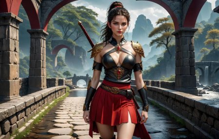 Фэнтези девушка воин