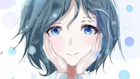 Жест улыбка аниме