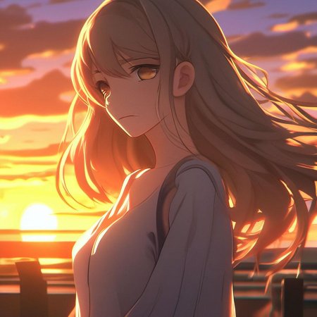 Девочка аниме красивая