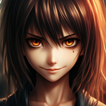 Безумный взгляд аниме