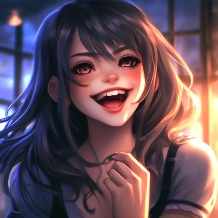 Девушка с высунутым языком