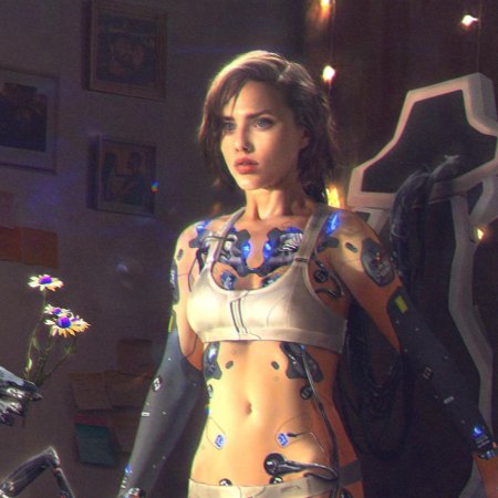 Девушка робот