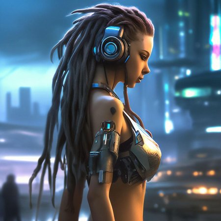 Девушка робот