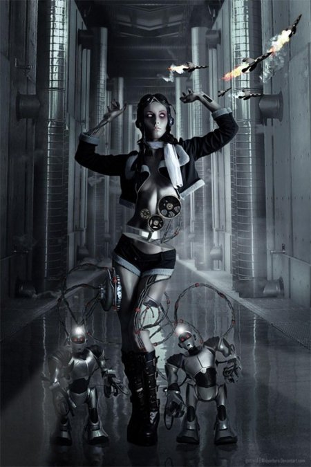 Женщина робот