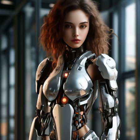 Сексуальная девушка робот