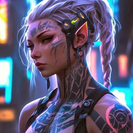 Рисунки в стиле киберпанк