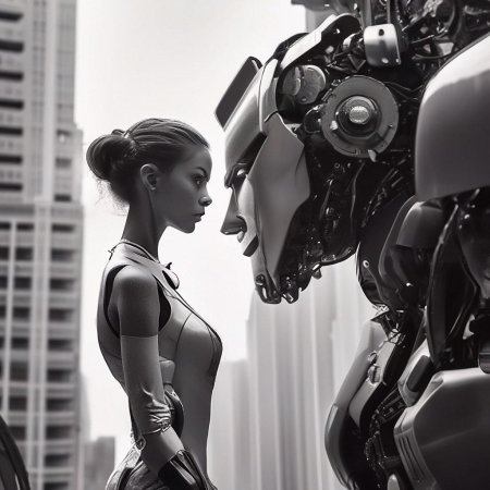 Робот девушка с искусственным интеллектом