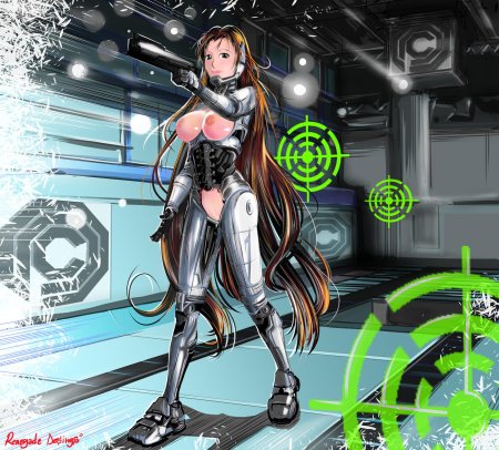 Девушка робот