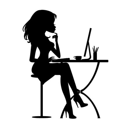 Силуэт девушки