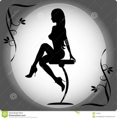 Женский силуэт