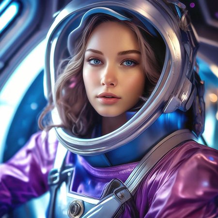 Космическая девушка