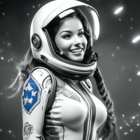 Космонавт в скафандре