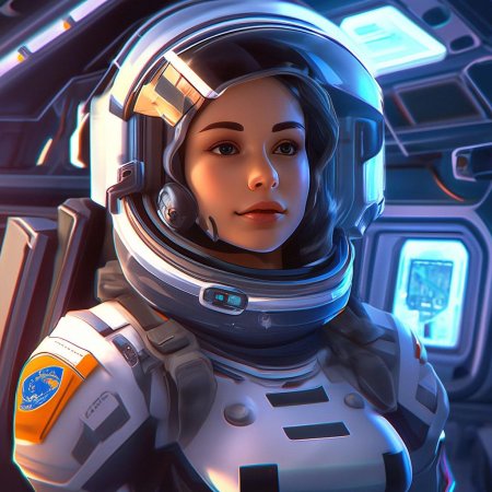 Космическая девушка