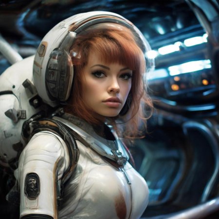 Космическая девушка