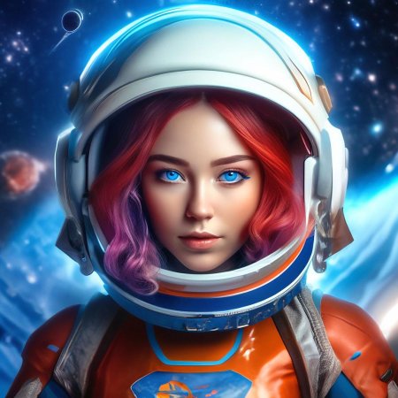 Космическая девушка