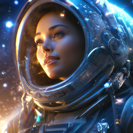 Космическая девушка
