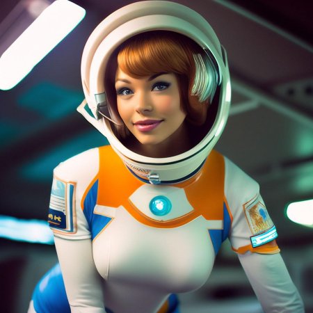 Скафандр в космосе