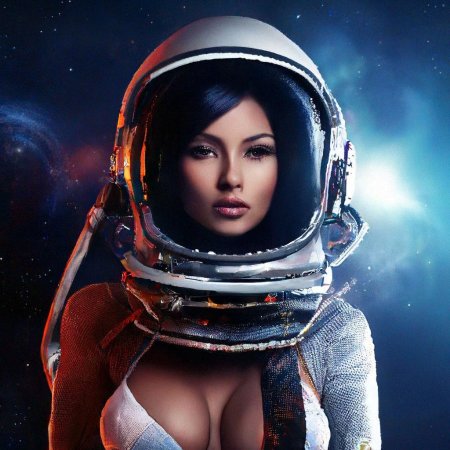 Девушка космонавт