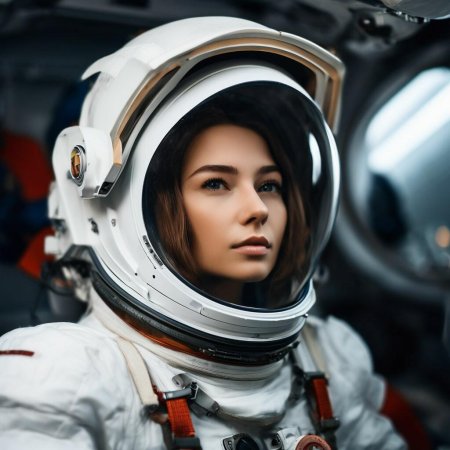 Космонавт девушка
