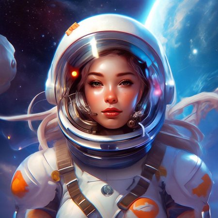 Космическая девочка