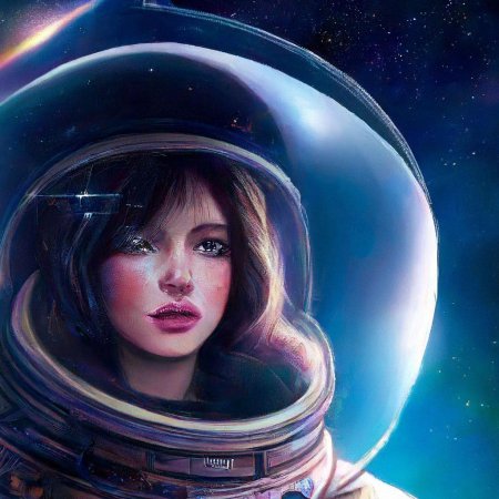Девушка космонавт