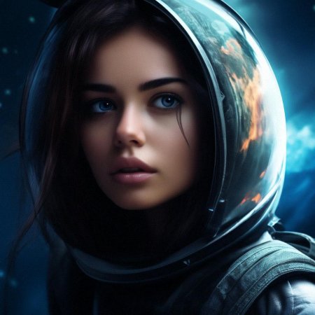 Космическая девушка