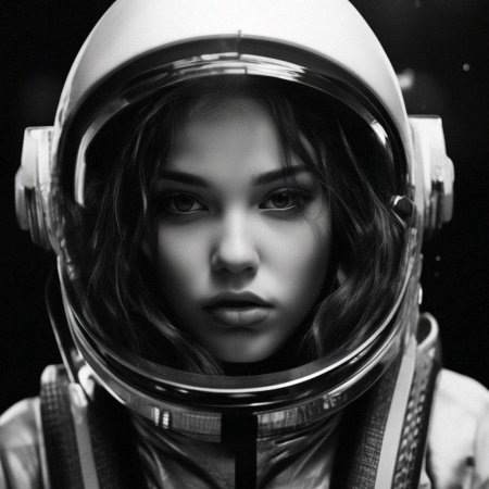 Девушка в космосе