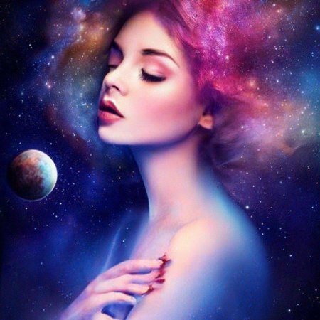 Девушка и космос