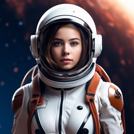 Скафандр в космосе