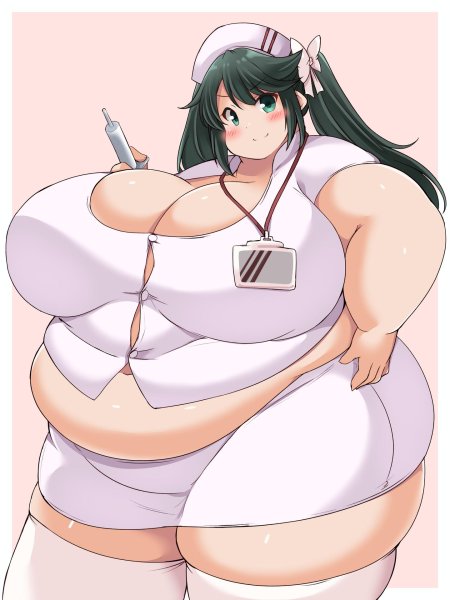 Толстая девушка аниме