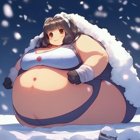 Толстая девочка аниме