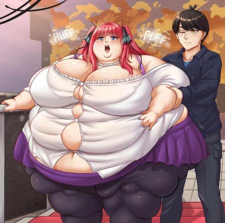 Толстые аниме девушки комикс