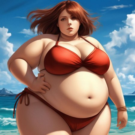 Аниме толстая девушка