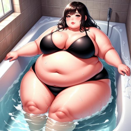 Толстые голые аниме