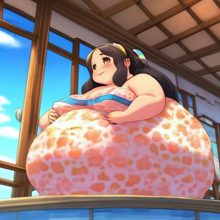 Толстые девушки аниме