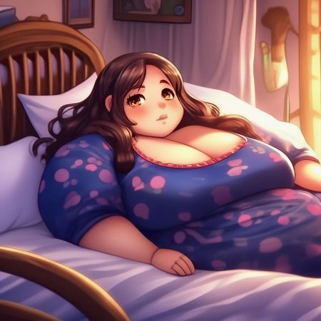 Толстые аниме женщины