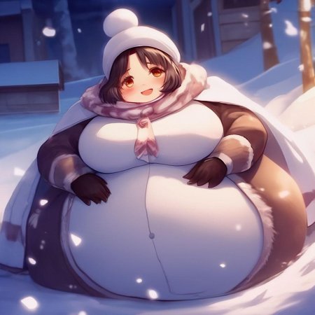 Толстые девушки живот аниме