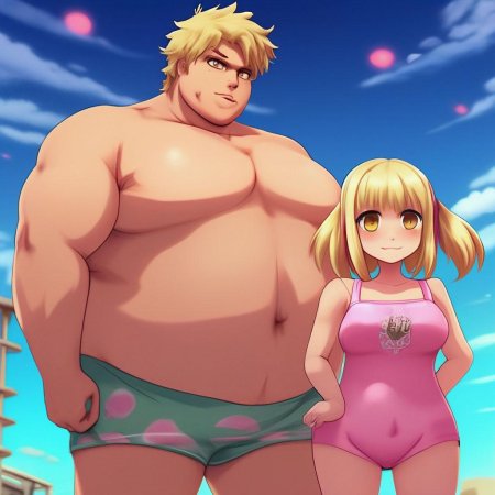 Толстые аниме персонажи