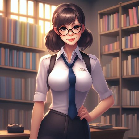 Аниме учительница