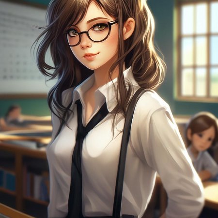 Аниме учительница