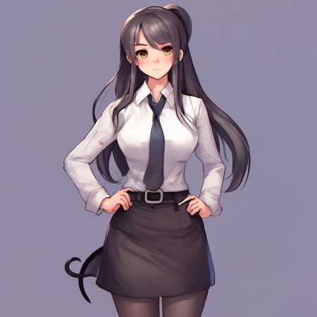 Аниме девушка строгая