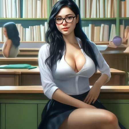 Молодая учительница