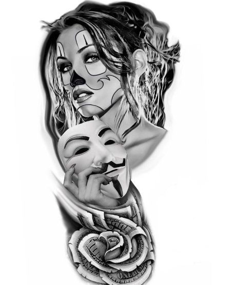 Чикано девушка клоун