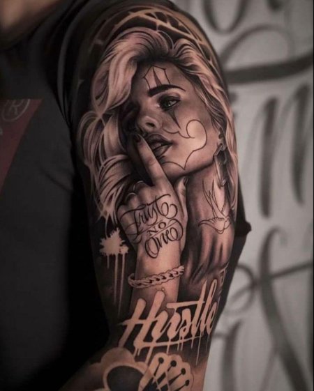 Chicano стиль тату